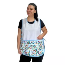 Uniforme Babá-avental Professora Educadora-estampa Autismo