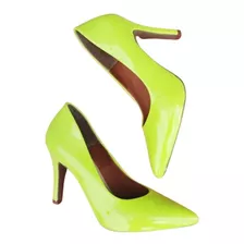 Scarpin Verniz Neon