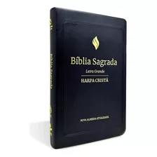 Bíblia Grande Harpa Cristã Luxo Letra Grande Preta (naa): Bíblia De Fácil Leitura E Perfeita Para Sua Meditação., De Cpad. Série Naa Editora Cpad, Capa Mole, Edição 1 Em Português, 2023