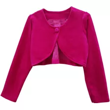 Bolero Infantil Menina Plush 1 Ao 16 Anos