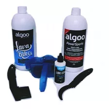 Kit Limpesa Manutençao Bicicleta Lubrificaçao Escovas Algoo