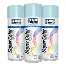 Pintura En Aerosol Tek Bond Azul X3 Und - Claro