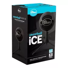 Microfono Blue Snowball Ice Usb Cardioid Black