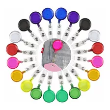 20 Yoyo Porta Credencial Gafetes Indentificacion Colores Set