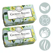 Kit 2 Sabonetes Verbena & Sandalo Giorno Bagno 180g