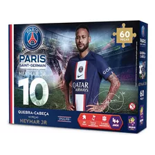 Quebra Cabeça Psg Neymar Jr. 60pcs Mimo Toys