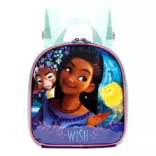 Lancheira Escolar Wish Disney Princesas Xeryus 11744 Cor Lilás Liso