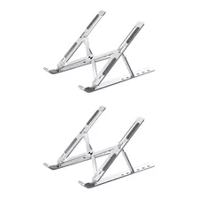 Pack 2 Soportes Notebook O Tablet Aluminio 7 Alturas