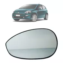 Vidro Lente Espelho Retrovisor Fiat Punto Linea 07 A 16 Esq