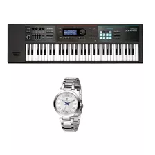 Kit Teclado Roland Juno Ds61 E Relogio Dk Feminino Dk11214-6