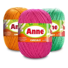 Anne Linha De Crochê Tricô 500m - 295 Tex Circulo