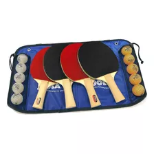 Juego De Tenis De Mesa Joola Family Premium, 4 Unidades Regu