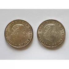 Monedas Mundiales Holanda 1 Florín 1952 Plata Seleccione Una