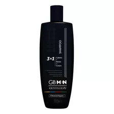 Shampoo Gb Men 3 Em 1 Cabelo Barba Corpo