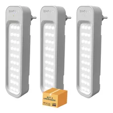 Kit 3 Luminária De Emergência Autônoma Led Lea 150 Intelbras