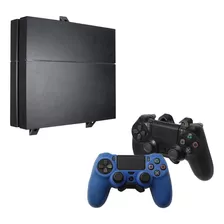Kit Suporte De Parede Para Playstation 4 Fat E 2 Controles