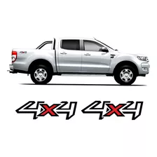 Kit Adesivo Lateral Ranger 4x4 2014 2015 2016 2017 2018 2019 Cor Padrão Foto