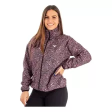 Campera Rompevientos Pack And Go Printed Roxy Negro