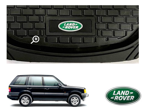 Tapetes Logo Land Rover + Cubre Volante Range Rover 94 A 00 Foto 7