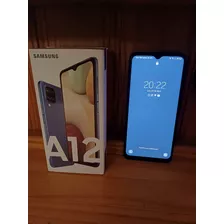 Samsung Galaxy A12 Con Vidrio Y 2 Fundas Escucho Ofertas