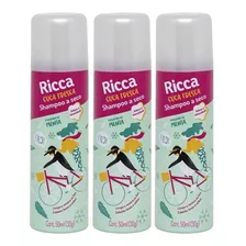 Kit 3 Shampoo A Seco Cuca Fresca Menta Ricca 50ml