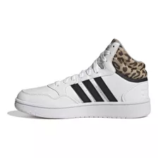 Zapatilla adidas Hoops 3.0 Mid Lifestyle Classic Mujer White