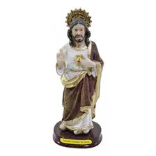 Sagrado Coração De Jesus 17cm - Enfeite Resina