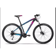 Mountain Bike Volta Razz R29 S 24v Frenos De Disco Hidráulico Cambios Microshift Color Negro/azul/rosa 