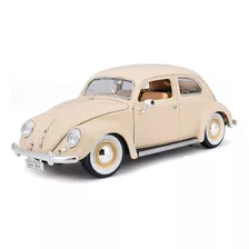 Burago 1:18 Volkswagen Fusca (beetle Kafer) 1955 - Bege