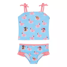 Traje De Baño Para Niñas Paw Patrol 2 Piezas