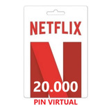 Pin Tarjeta Netflix 20.000 Original Entrega Rapida