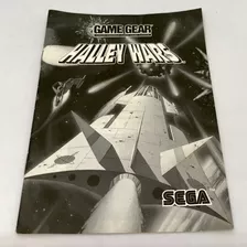 Manual Halley Wars Game Gear Americano