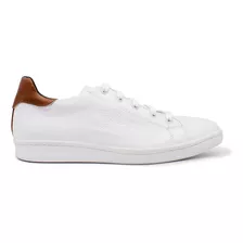 Tenis Blancos 100% Piel Andre Bocassi P/ Caballero Confort. 