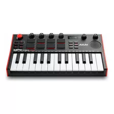 Controlador Midi Akai Mpk Mini Play Mk3, Cor Preta