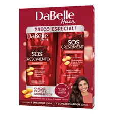 Kit Dabelle Hair Sos Crescimento Shampoo 250ml + Condiciona