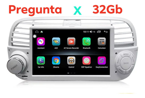 Estereo Pantalla Fiat 500 Android Radio 05 15 Wifi Gps Bt Foto 3