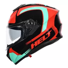 Capacete Helt Avant Glass Kandux Com Óculos Interno Cor Preto Tamanho Do Capacete 60