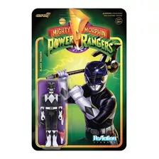 Mighty Morphin Power Rangers Reaction Black Ranger Super 7