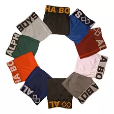 Kit Cuecas Box Boxer 10 Peças - Alpha Boys Frete Grátis