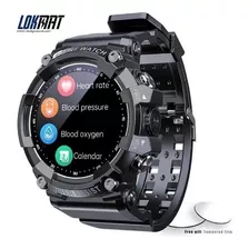 Relógio Smartwatch Militar Camuflado Lokmat Attack 3 Preto