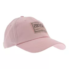 Gorra Con Logo Y Parche Etiqueta Rosa Claro Versace Jeans