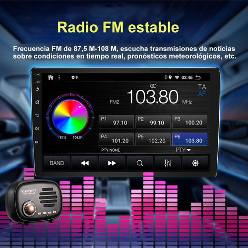 Estereo Pantalla 2+64g Para Toyota Corolla Rav4 Hilux Yaris Foto 6