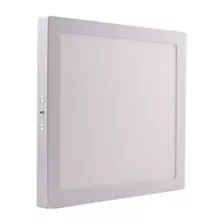 Plafón Led Cuadrado De Aplicar 36w Resiliente Blanco Frío