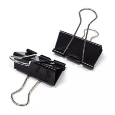 Broche Aprieta Papel Binder Clip Manito 51 Mm X 12 Unidades Color Negro