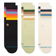 Calcetines Stance Maliboo [paquete De 3] (grande, Multicolor