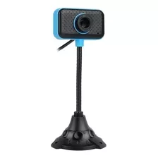 Web Cam Para Pc Con Pie Micrófono Incorporado 640x480 Mpx Color Negro