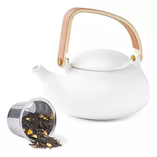 Tetera Infusor, Tetera Japonesa De Cerámica Mate Té D..