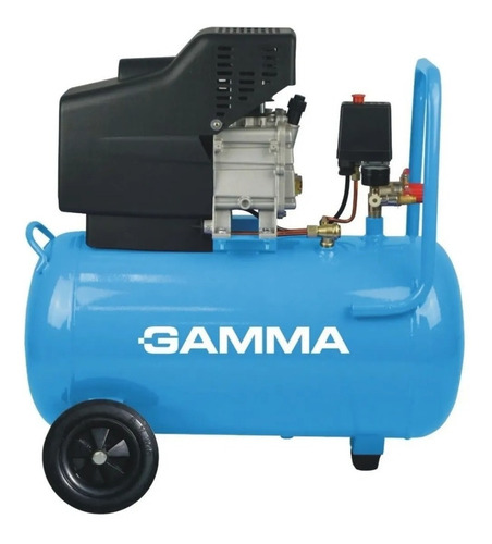 Compresor De Aire Eléctrico Gamma Máquinas G2851ar Monofásico Celeste 220v 50hz
