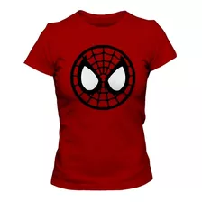 Playera De Spiderman Face Toon. Super Heroes