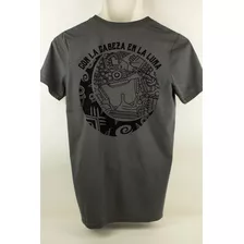 Playera Mexicana Coyolxauhqui Con La Cabeza En La Luna 